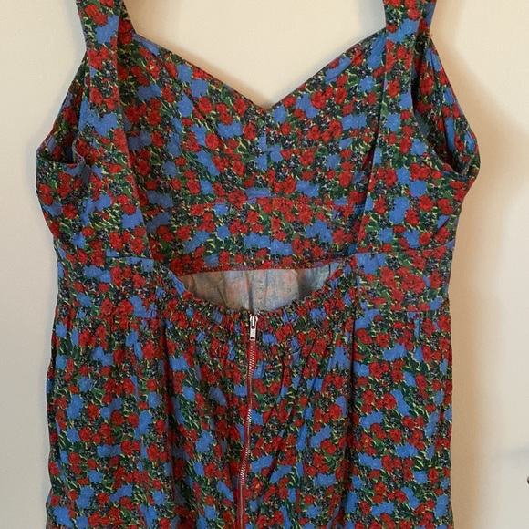 Tigerlily Floral Mini Summer/ Spring Dress AU 14 Rayon Lightweight Pre Owned EC - Picture 7 of 13